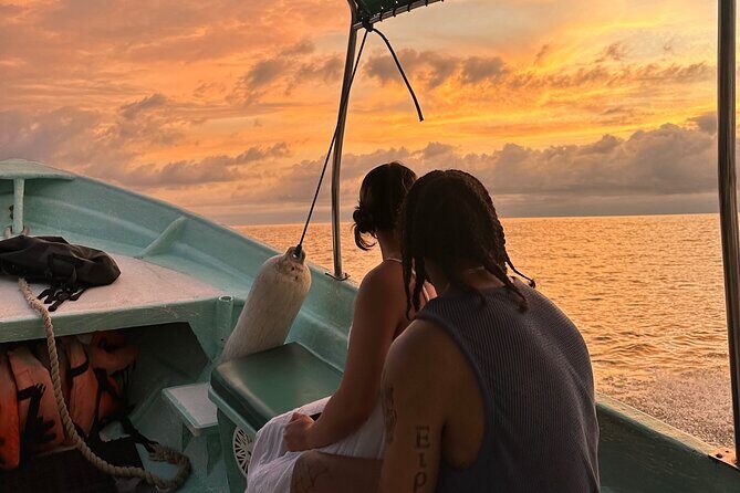 Bioluminescence & sunset local boat tour to Los Arcos Sanctuary - Getting Started at Margarita Grill and boarding the boat