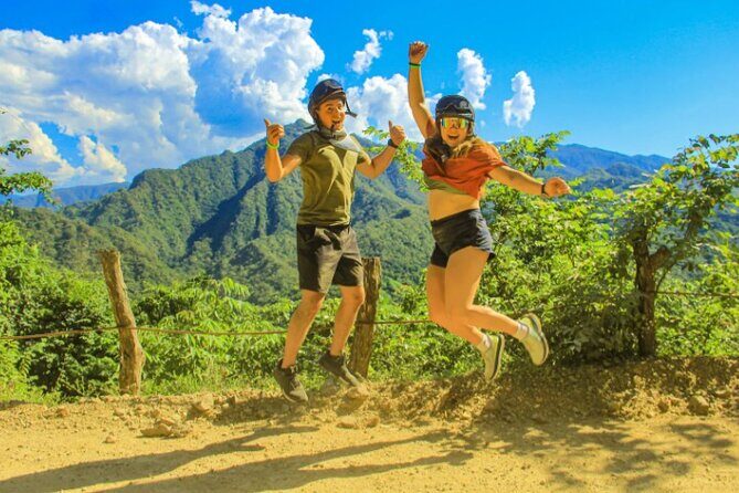 Canopy EcoPark Adventure with transportation from Puerto Vallarta - The zip line portion: 11 lines, about 1 hour in the air