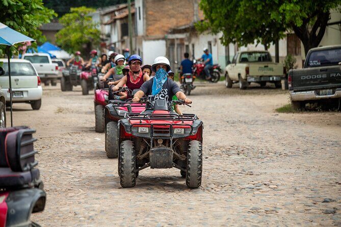 Combo Horseback Riding in Vallarta with ATV and Ziplines. - ATV Riding Through Las Palmas: Road Feel, Ranch Finish