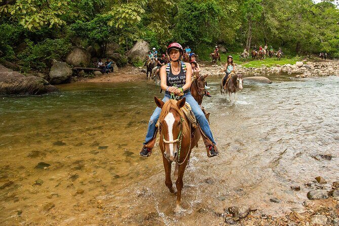 Combo Horseback Riding in Vallarta with ATV and Ziplines. - The Morning Start in Amapas: Pickup and Drive to Rancho Capomo