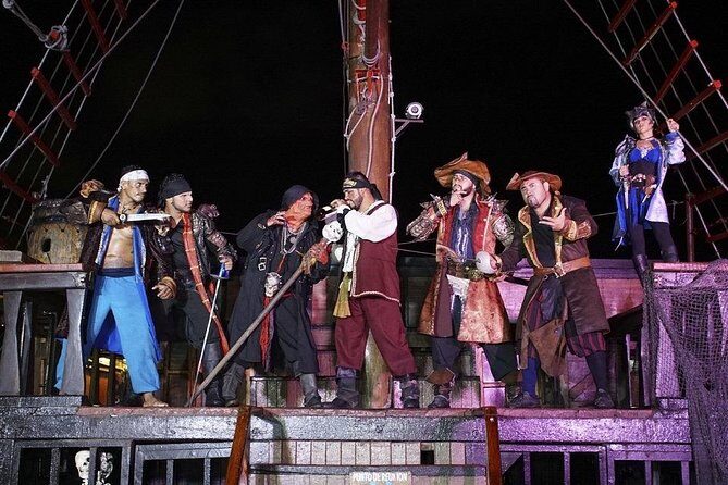 Dinner Under the Sea + Pirate Show in Puerto Vallarta Bay - Fireworks and Night Views From the Water