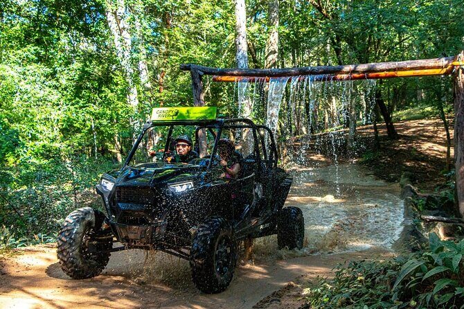 Half Day ATV and RZR Tour to El Jorullo Hanging Bridge - Puente Colgante El Jorullo: Crossing a 470m Vehicular Bridge