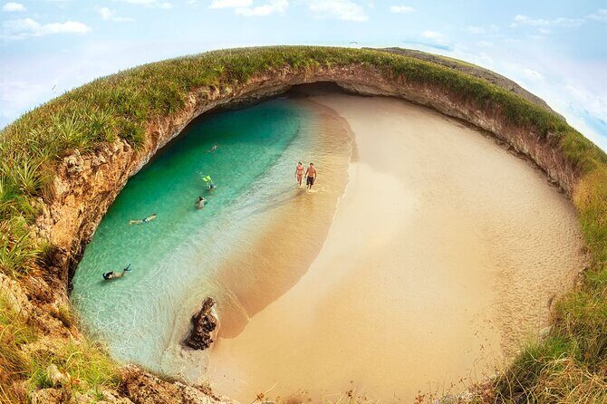 Hidden Beach - Marietas Islands - Nopalera Beach plus a second view of Marietas Islands life