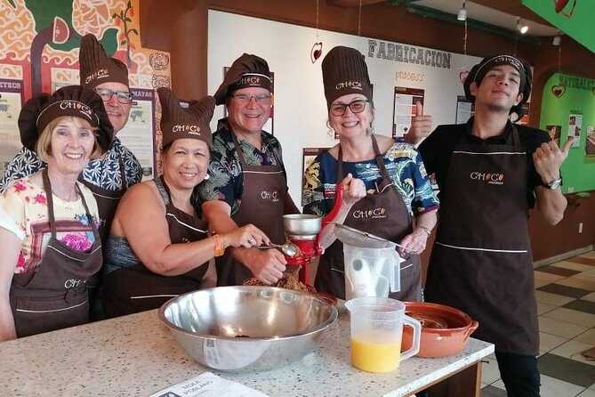 Make your own Mole Poblano in Puerto Vallarta - Where you meet: ChocoMuseo Puerto Vallarta and the kitchen setup