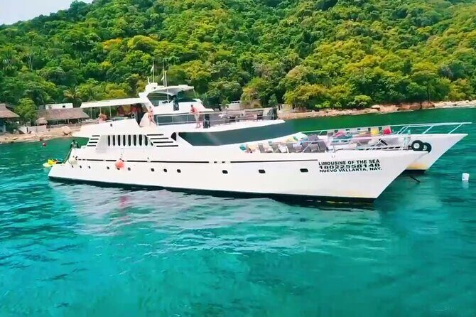 Mega Yacht ALL INCLUSIVE Yelapa Waterfall & Snorkeling Adventure - Key highlights at a glance