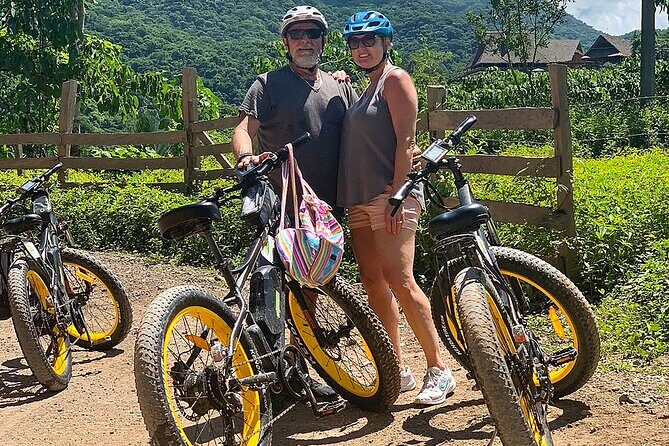 Mountain Tour Puerto Vallarta Electric Bikes - Isla Cuale crossing: a quick scene change before the climb