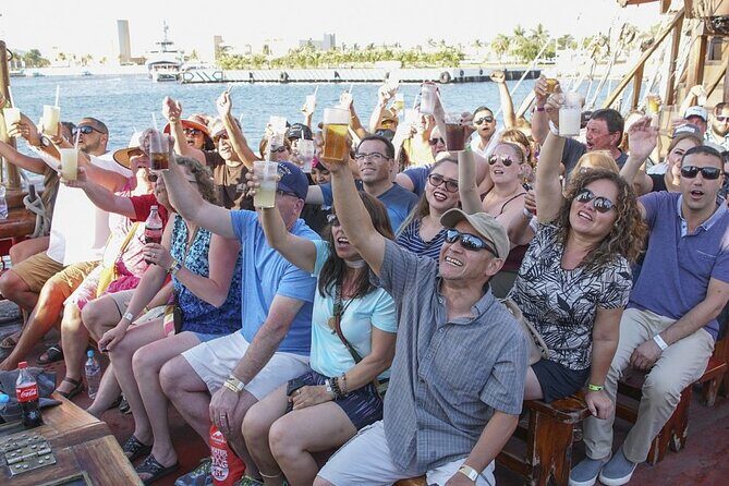 Night Cruise at Puerto Vallarta, Pirate Show & Dinner! - Dinner onboard: lobster tail and filet mignon (and what to expect)