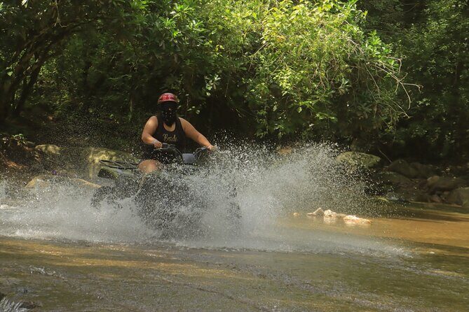 Off-road ATV-QUAD tour in single and double seats - Stop 3: Rancho Mi Abuelo—swimming, tortilla-making, tequila and mezcal