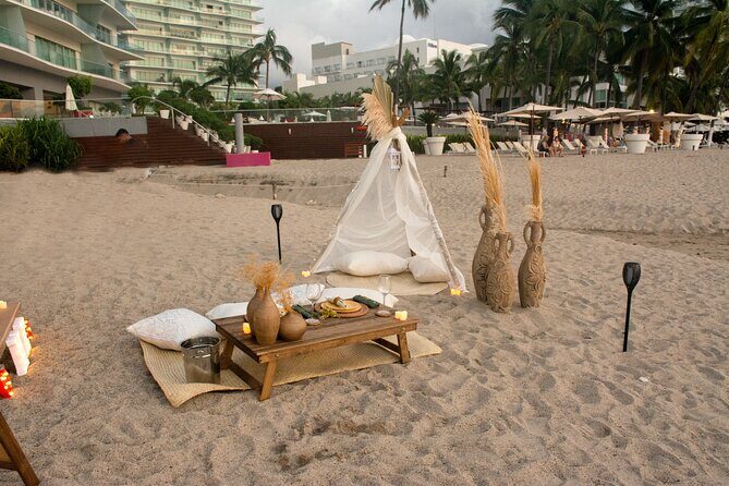 Picnic or Romantic Dinner on the Beach - Birthday and engagement energy, done in a way that feels natural