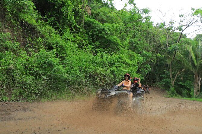 Private ATV tour with waterfall and Tequila tasting - The long trail stretch toward Agua Zarca (where the dirt time happens)