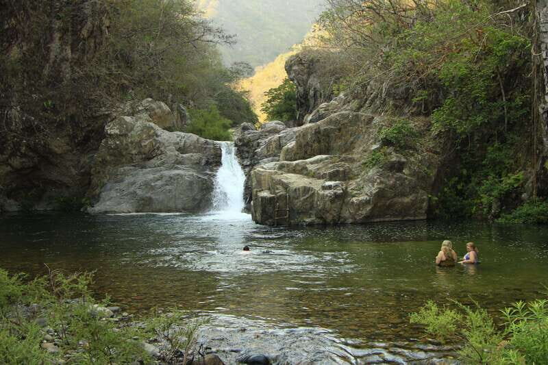 Puerto Vallarta: Canopy River ATV, Waterfall, Tequila Tour - El Salto Waterfall Stop: Swim Time and Photo Help