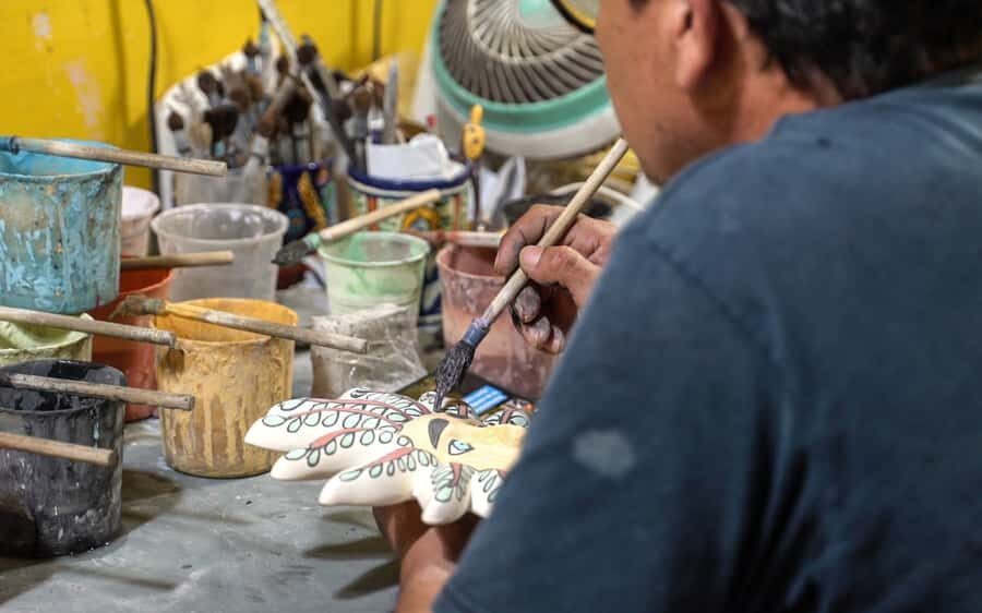 Puerto Vallarta: Hidden Gems Walking Tour with Sunset - Talavera Fabric: craft you can actually understand while you’re standing there