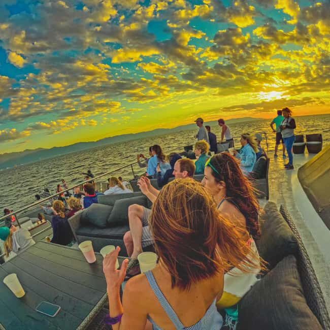 Puerto Vallarta: Mega Yacht Whale Watching Sunset Cruise - Snacks and guacamole: small details that keep you happy on deck