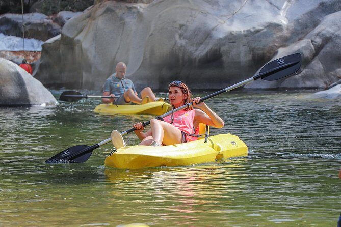 Puerto Vallarta, Original Canopy Tour Zipline (For Cruises) - Animal Sanctuary Time and River Fun (Slides and Kayaks)