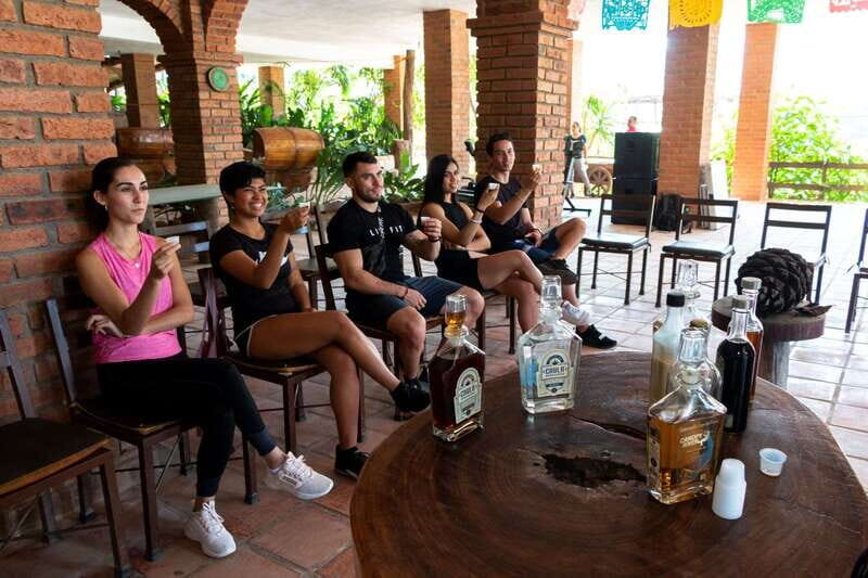 Puerto Vallarta River Hiking Tour - Tequila tasting and the snack/water setup