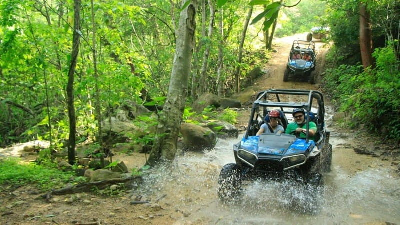 Puerto Vallarta: RZR Canopy River - Tequila tasting and the welcome drink break
