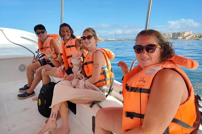 Puerto Vallarta snorkel tour at Los Arcos - Stop at Los Arcos: gear help, life vest fit, and time at the arches