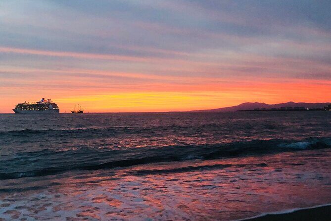Sea Turtle Conservation Release Puerto Vallarta - The Walk Through the Conservation Area and Beach at Sunset