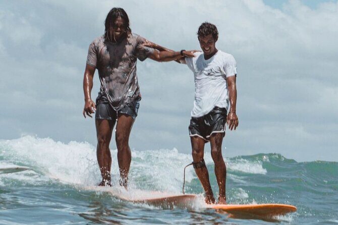 Surf Lesson beginner & intermediate from Puerto Vallarta - Meeting at VIPS Pittillal and the 40-minute ride to better waves