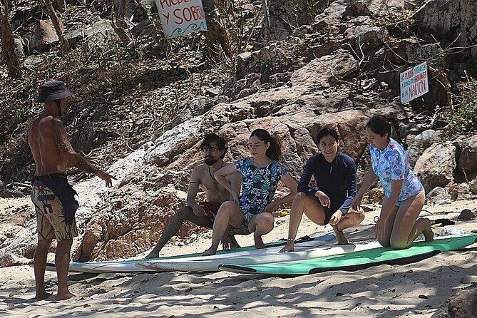 Surfing Lessons La Lancha - Two hours of coaching: how the session usually unfolds