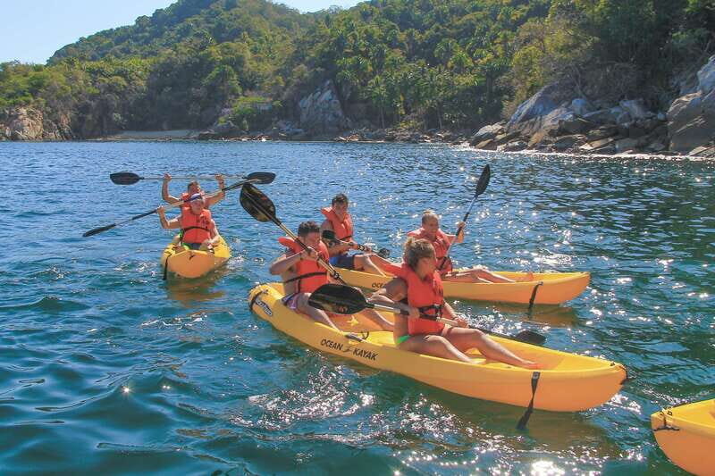 Vallarta: Yelapa Waterfall & Majahuitas Snorkel Adventure - Majahuitas Cove: Snorkeling, Kayaking Gear, and a Sea-Only Beach