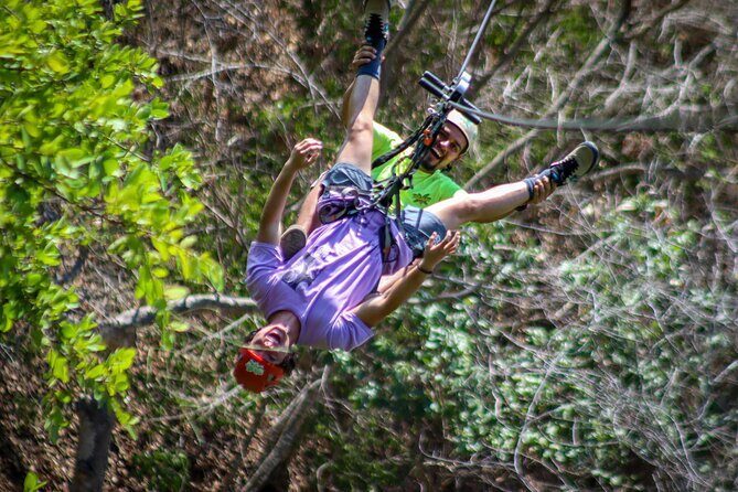 Zip Line Adventure in the heights in Puerto Vallarta 11 lines - Tequila tasting and the welcome drink: the payoff at the end